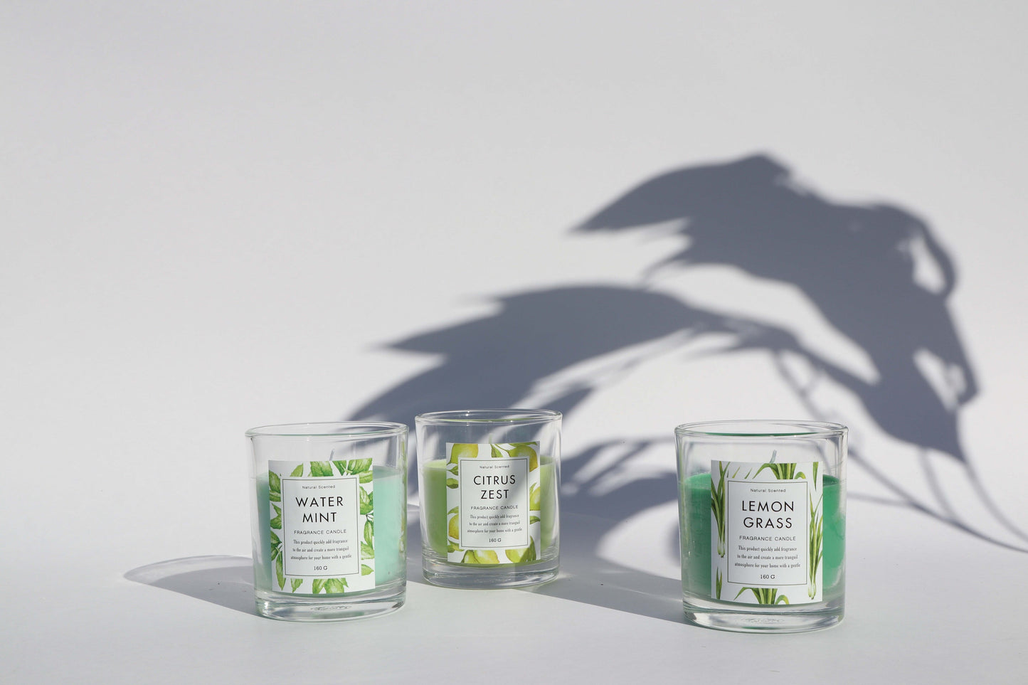 グラス入りキャンドル/ウォーターミント 【結婚式 引き出物 ギフト】