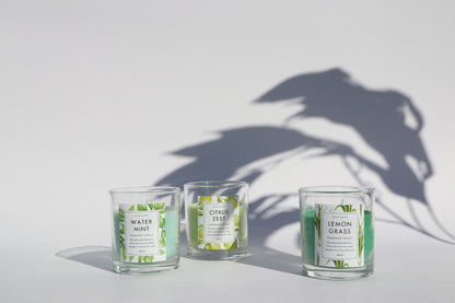 グラス入りキャンドル/ウォーターミント 【結婚式 引き出物 ギフト】