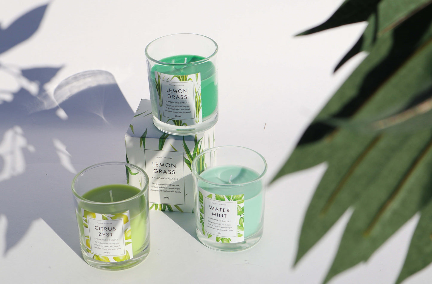 グラス入りキャンドル/シトラスゼスト 【結婚式 引き出物 ギフト】