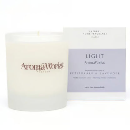 【Aroma Works】WLAL1105　グラス入りキャンドルM/プチグレン＆ラベンダー【結婚式　ギフト　キャンドル】