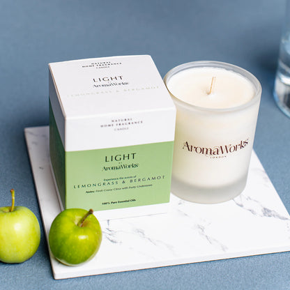 【Aroma Works】WLAL1105　グラス入りキャンドルM/プチグレン＆ラベンダー【結婚式　ギフト　キャンドル】