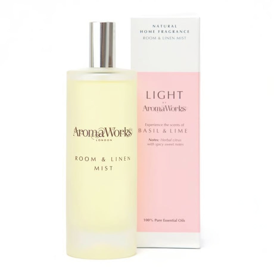 【Aroma Works】WLAL3508　ルームミスト100ml/バジル＆ライム【結婚式　ギフト　ルームミスト】