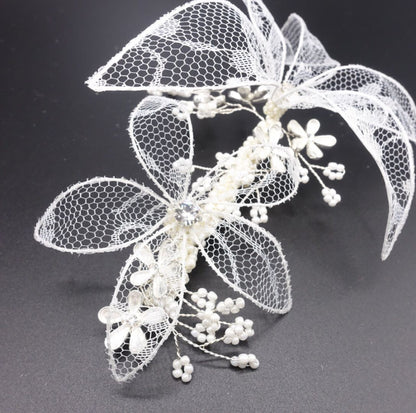 【ヘッドドレス】Floraison Juno(フロレゾン ジュノー)/ブライダルアクセサリー 【結婚式 ヘアアクセサリー】