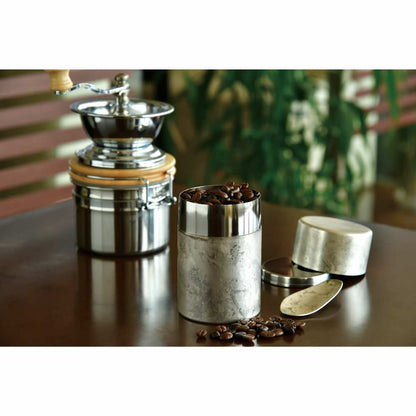 折燕ORI-EN 茶筒(L)【ANTIQUE SILVER】 【結婚式 ギフト 引き出物 キッチン用品】