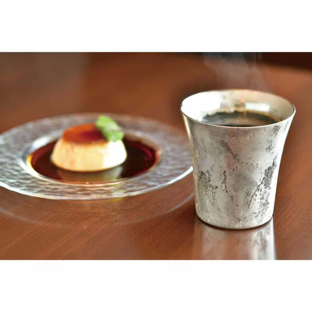 折燕ORI-EN 二重タンブラー260cc【ANTIQUE SILVER】 【結婚式 ギフト 引き出物 食器類】