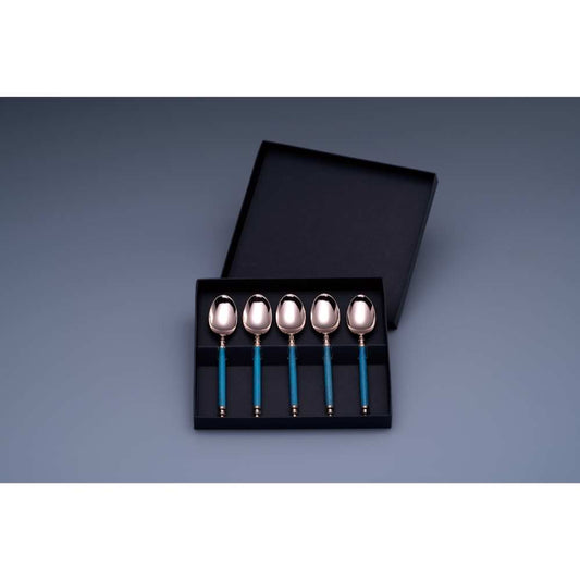 折燕ORI-EN コーヒースプーン5本組 PG BLUE【BLUE】 【結婚式 ギフト 引き出物 キッチン用品】