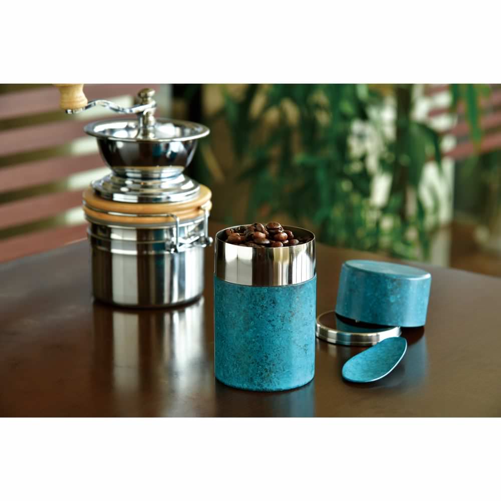 折燕ORI-EN 茶筒(L)【BLUE】 【結婚式 ギフト 引き出物 キッチン用品