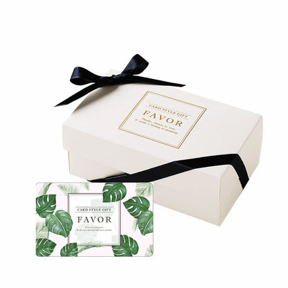 3品選べる【カードで贈る引出物】FAVOR モンステラ 【結婚式 引き出物 カタログギフト】