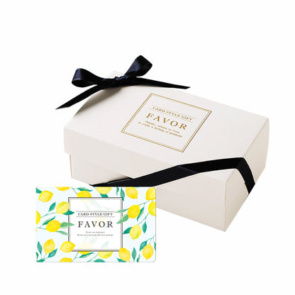 3品選べる【カードで贈る引出物】FAVOR レモン 【結婚式 引き出物 カタログギフト】