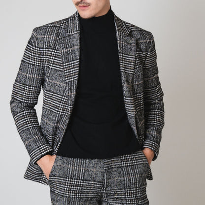K Check Flannel/ブラック【ウェディングスーツ　購入】