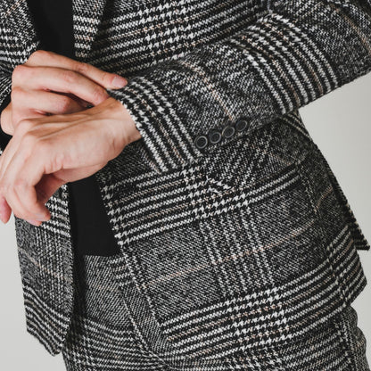 K Check Flannel/ブラック【ウェディングスーツ　購入】