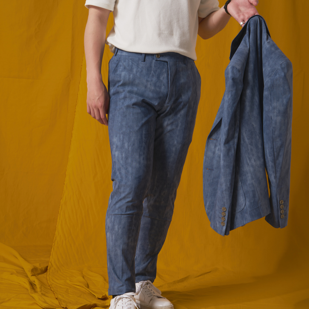 Wash Denim Single/ブルー【ウェディングスーツ　購入】