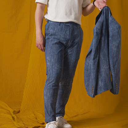 Wash Denim Single/ブルー【ウェディングスーツ　購入】