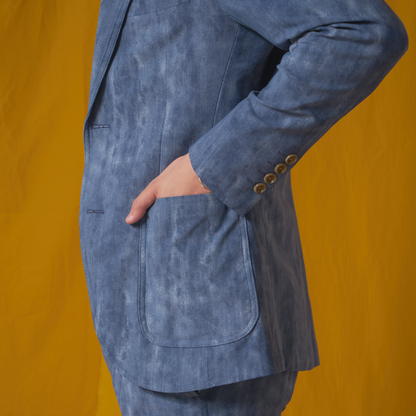 Wash Denim Single/ブルー【ウェディングスーツ　購入】