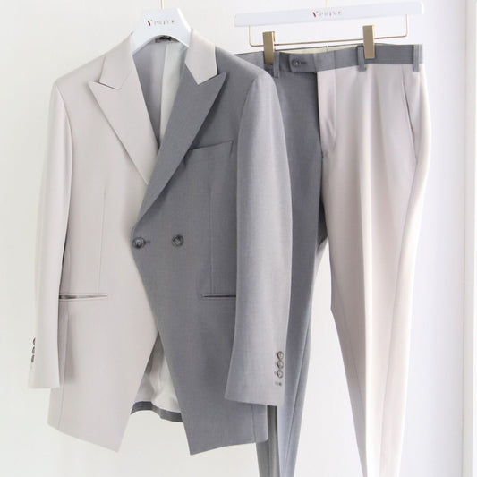 2color Luxury/グレー×アイボリー 【ウェディングスーツ　購入】