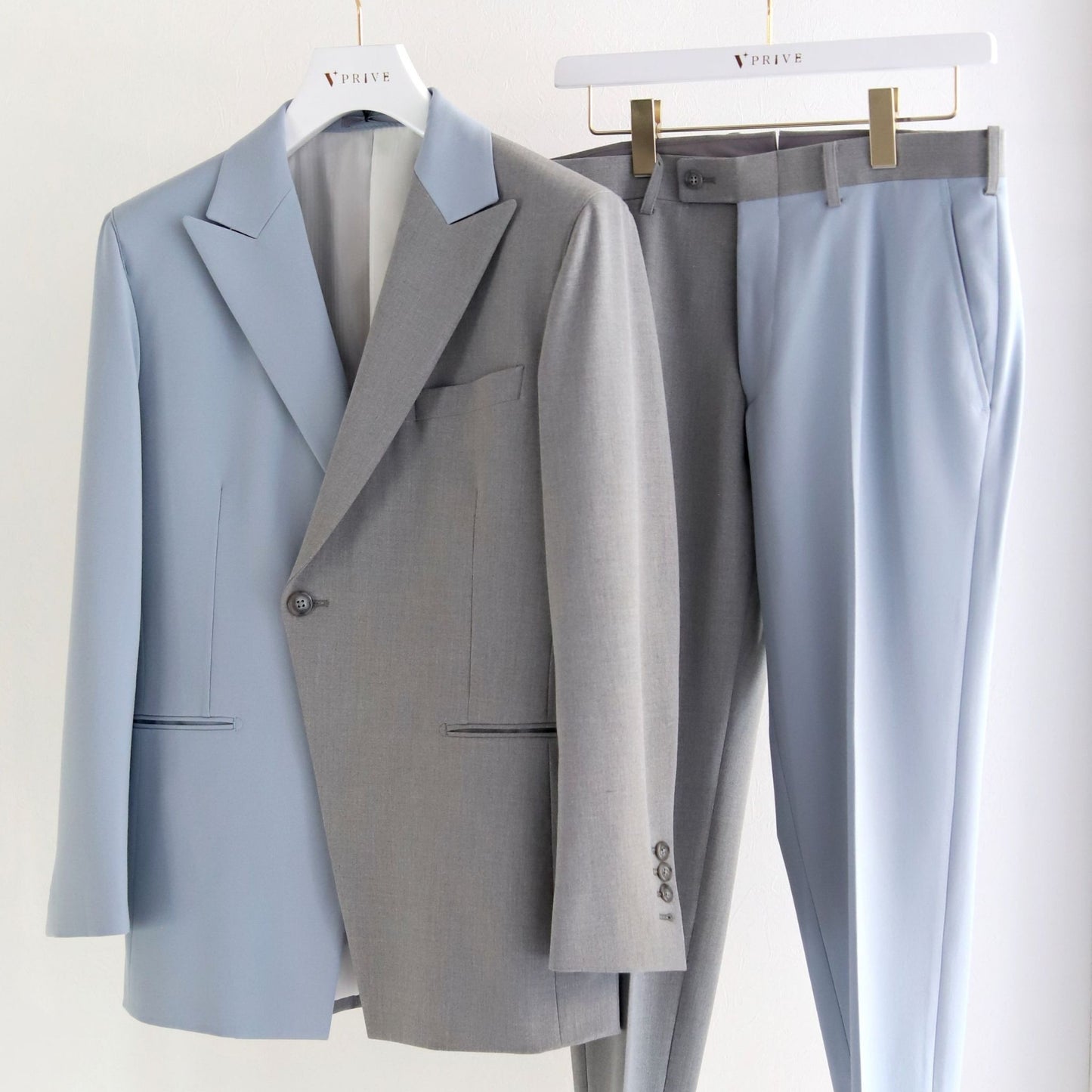 2color Luxury/グレー×ブルー 【ウェディングスーツ　購入】