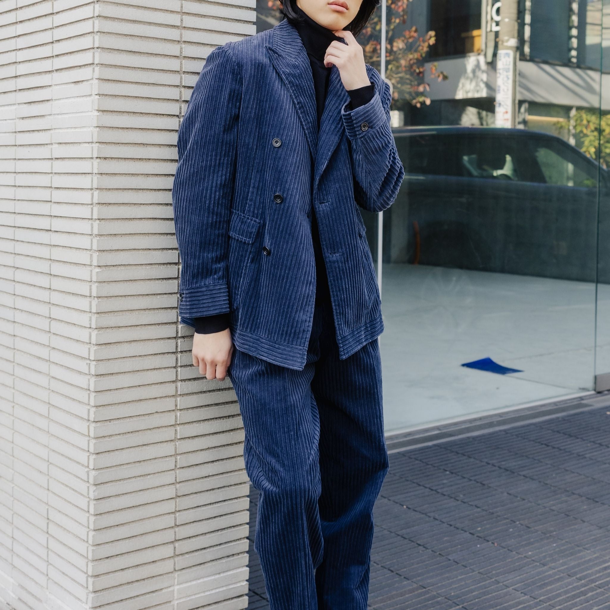 Oversized Corduroy/ネイビー【ウェディングスーツ 購入】 – 結婚式