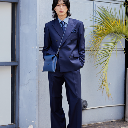Oversized Double Setup/ネイビー【ウェディングスーツ　購入】