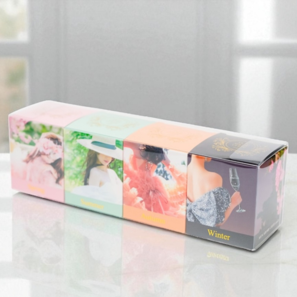 四季アロマキャンドル4個SET〈結婚式 引き出物 ギフト〉