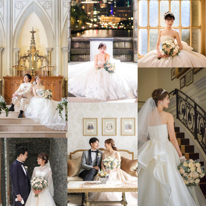 【高級造花】レンタルブーケ：セントシャペル/ Sainte Chapelle 【結婚式 フラワー 造花 ブーケ ブートニア レンタル】
