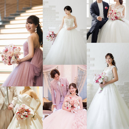 【高級造花】レンタルブーケ:フラワーパフューム/ Flower  Perfume 【結婚式 フラワー 造花 ブーケ ブートニア レンタル】