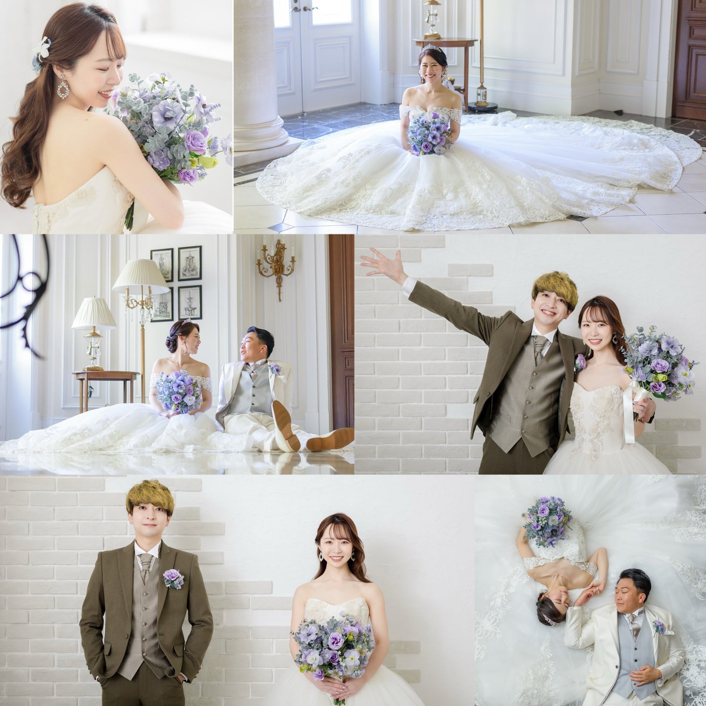 【高級造花】レンタルブーケ:プロヴァンスパープル/ Provence Purple 【結婚式 フラワー 造花 ブーケ ブートニア レンタル】