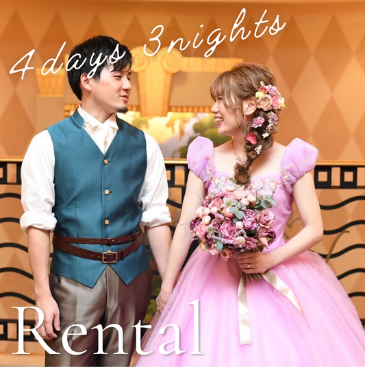 【高級造花】レンタルブーケ:シャルマンローズ/ Charmant Rose 【結婚式 フラワー 造花 ブーケ ブートニア レンタル】