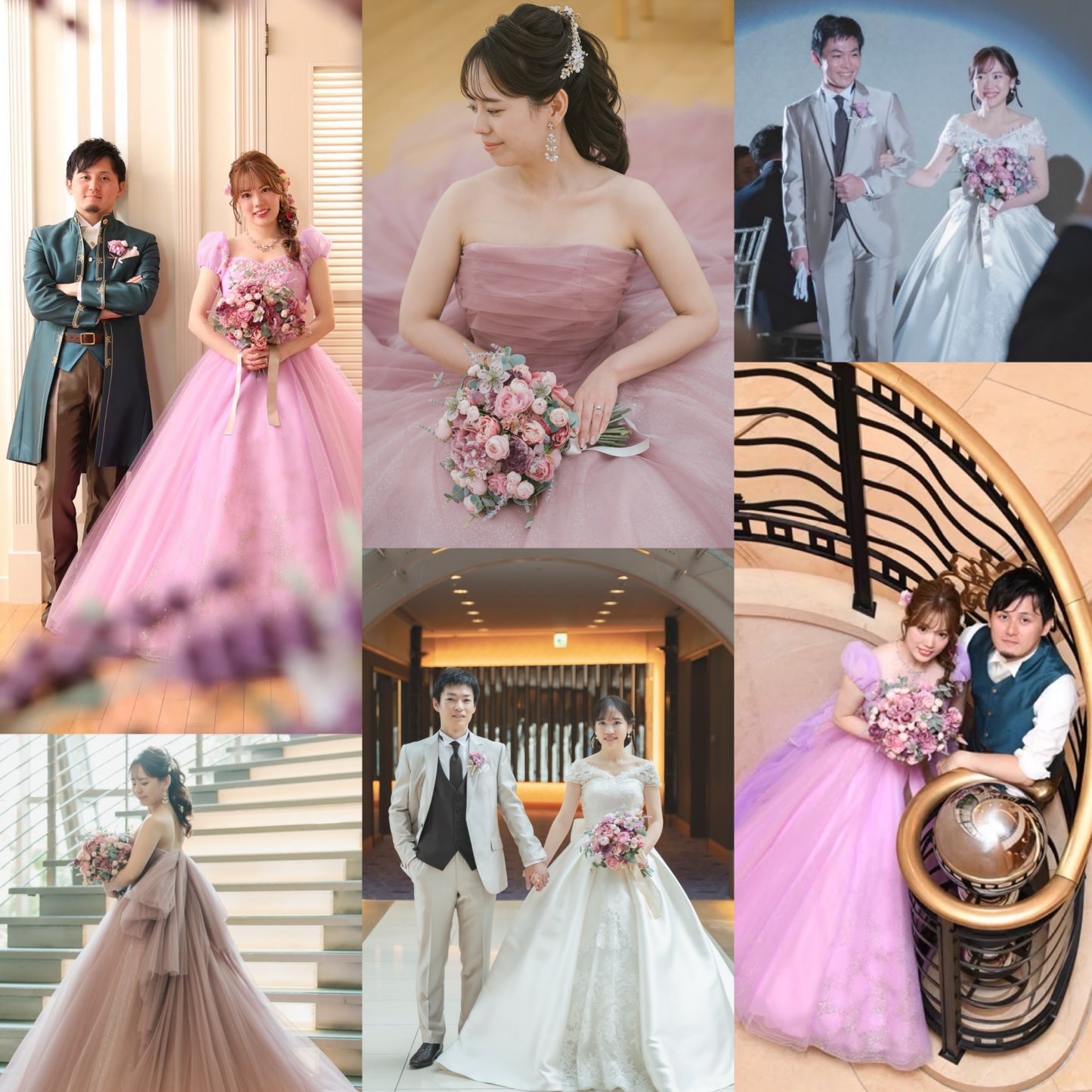 【高級造花】レンタルブーケ:シャルマンローズ/ Charmant Rose 【結婚式 フラワー 造花 ブーケ ブートニア レンタル】
