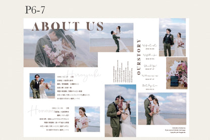 【プロフィールブック】The Clover【結婚式 ペーパー プロフィールブック】