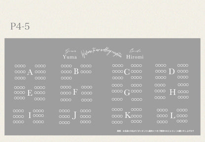 The dahlia-プロフィールブック-【結婚式 ペーパー プロフィールブック】