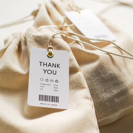 サンキュータグ アパレル風 [デザインB]