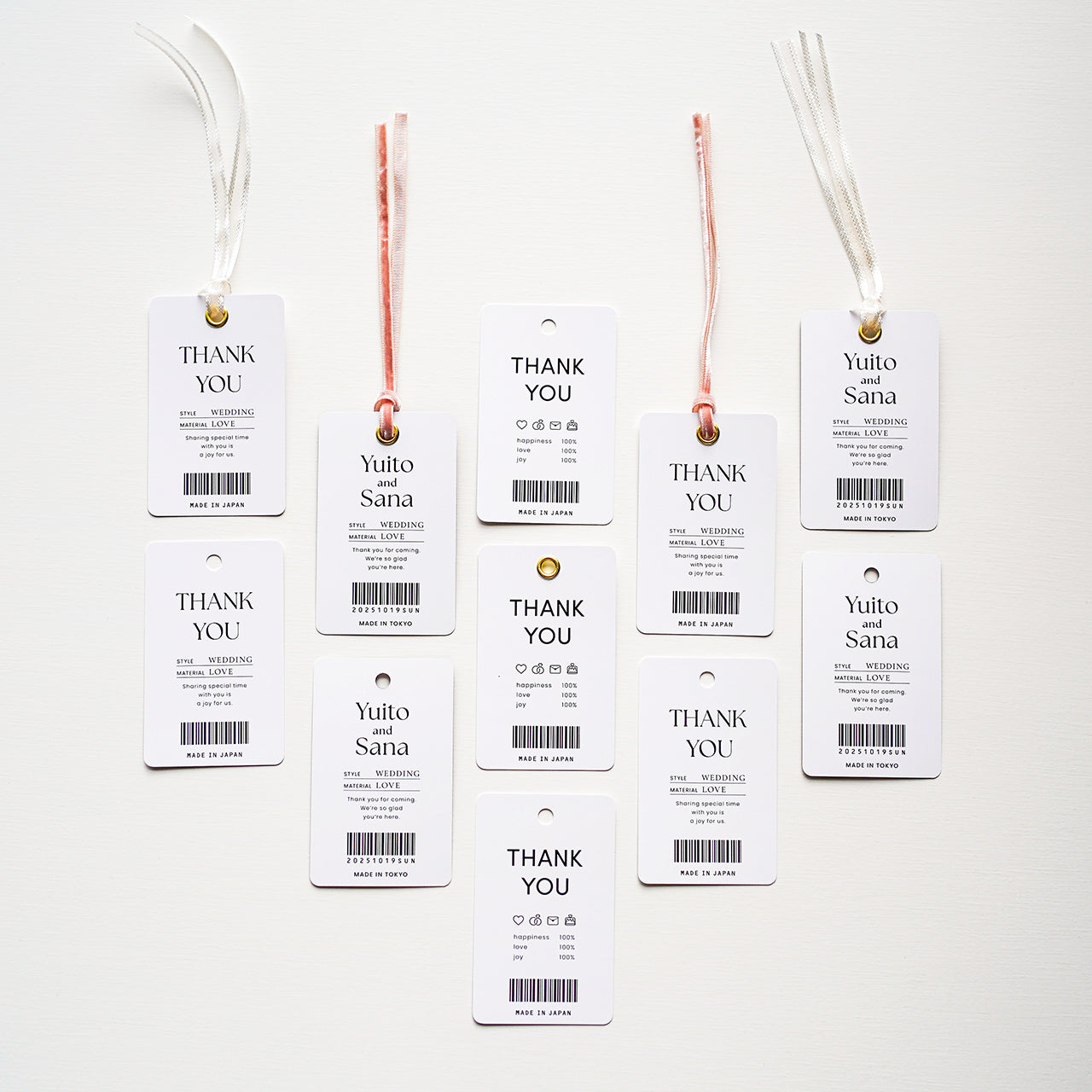 サンキュータグ アパレル風 [デザインB]