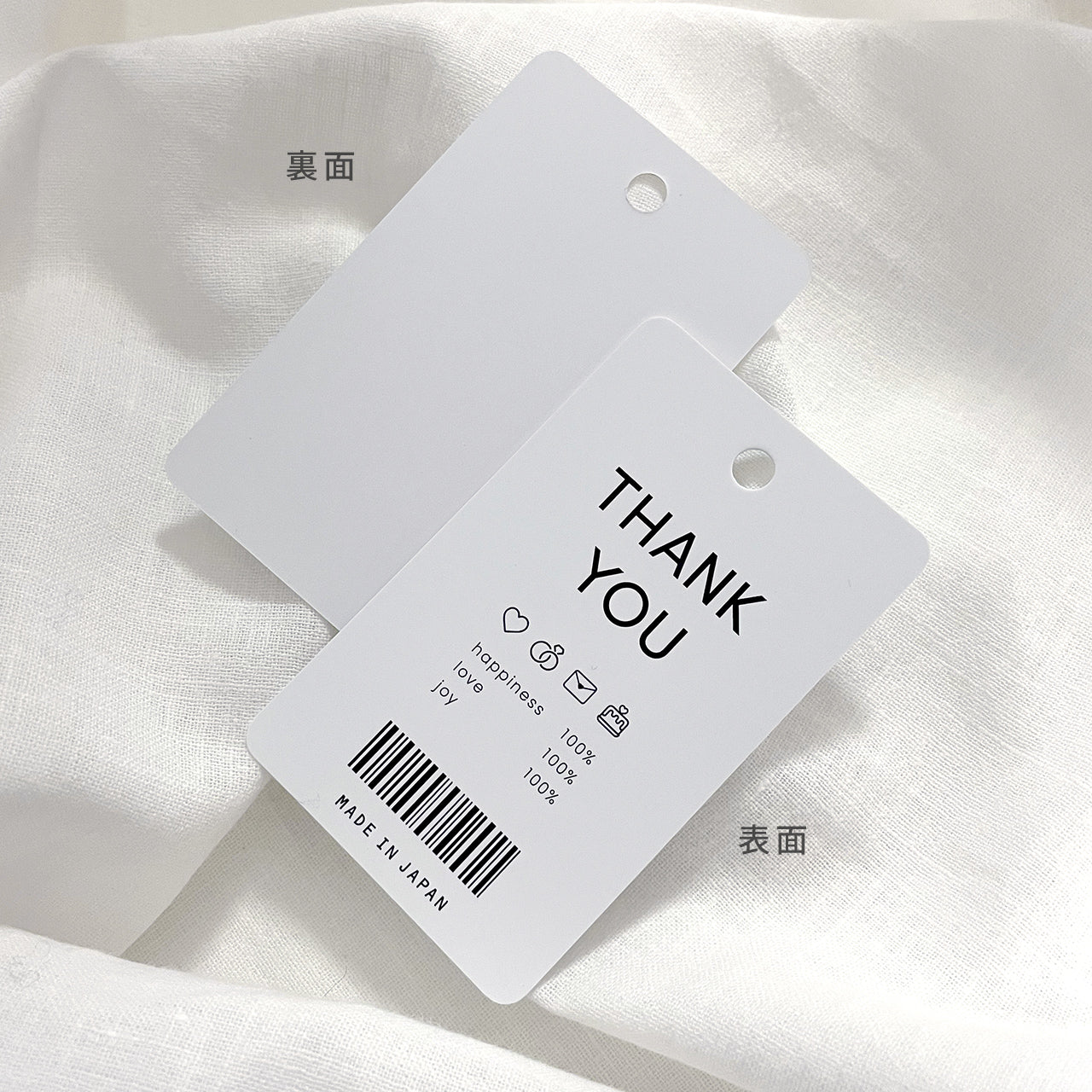 サンキュータグ アパレル風 [デザインB]