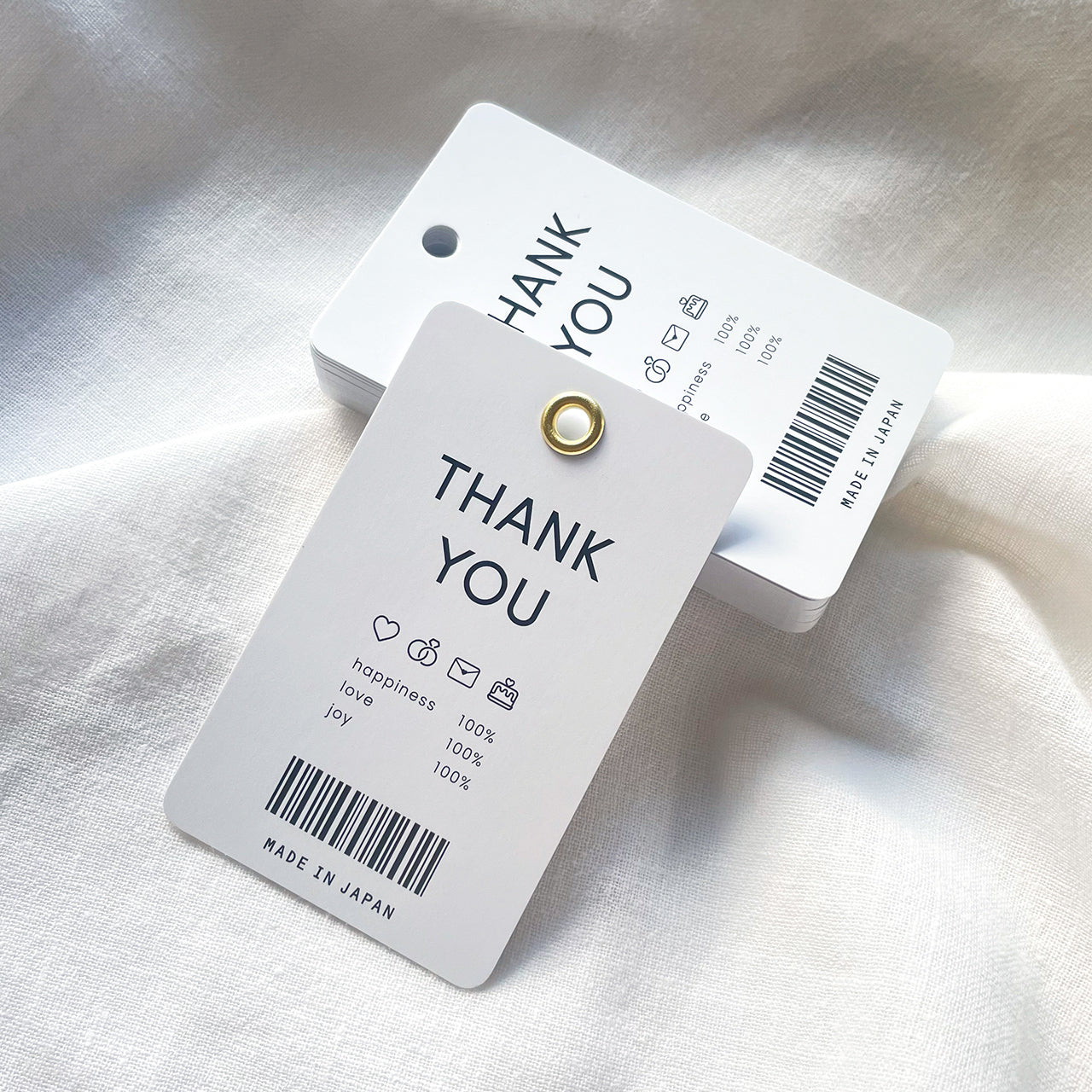 サンキュータグ アパレル風 [デザインB]