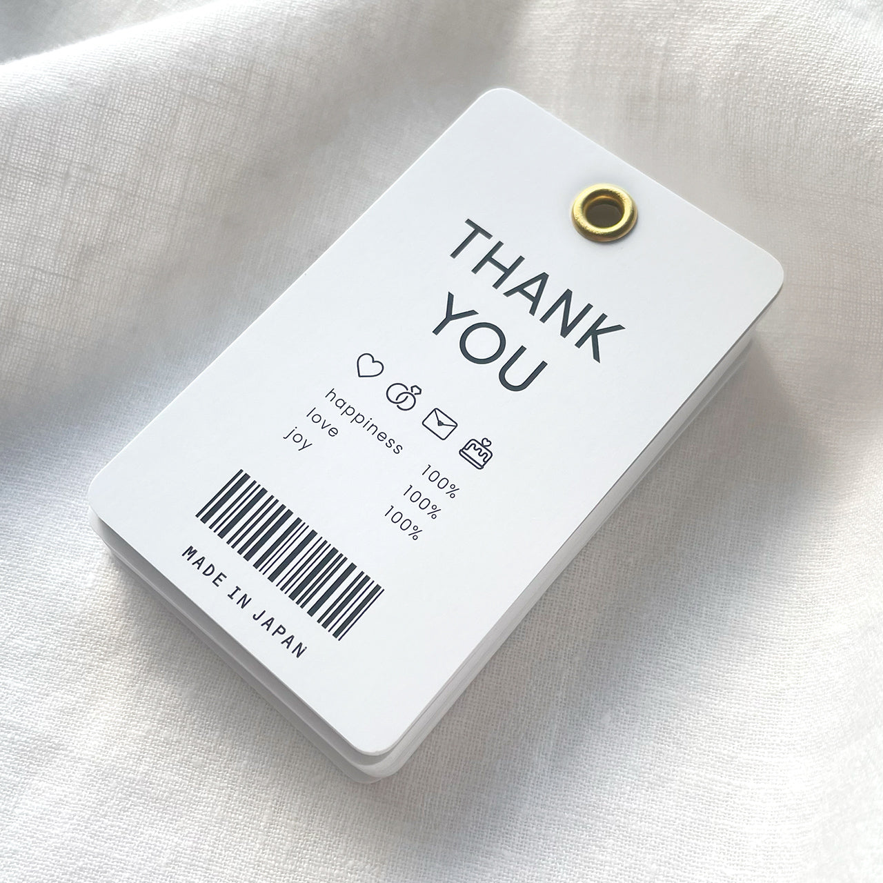 サンキュータグ アパレル風 [デザインB]