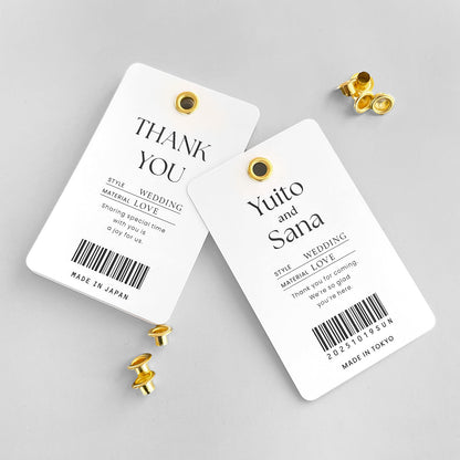 サンキュータグ アパレル風 [デザインA]