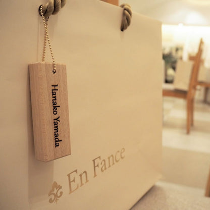 席札キーホルダー【木製】【結婚式 ペーパー 席札】