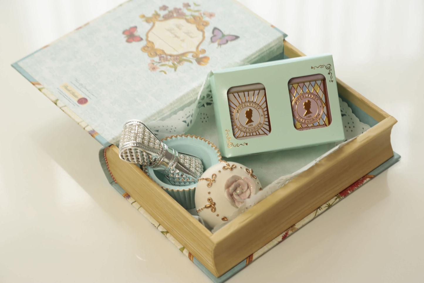 紅茶2缶セット化粧箱付き (グリーン) 【結婚式 ギフト 縁起物 紅茶】