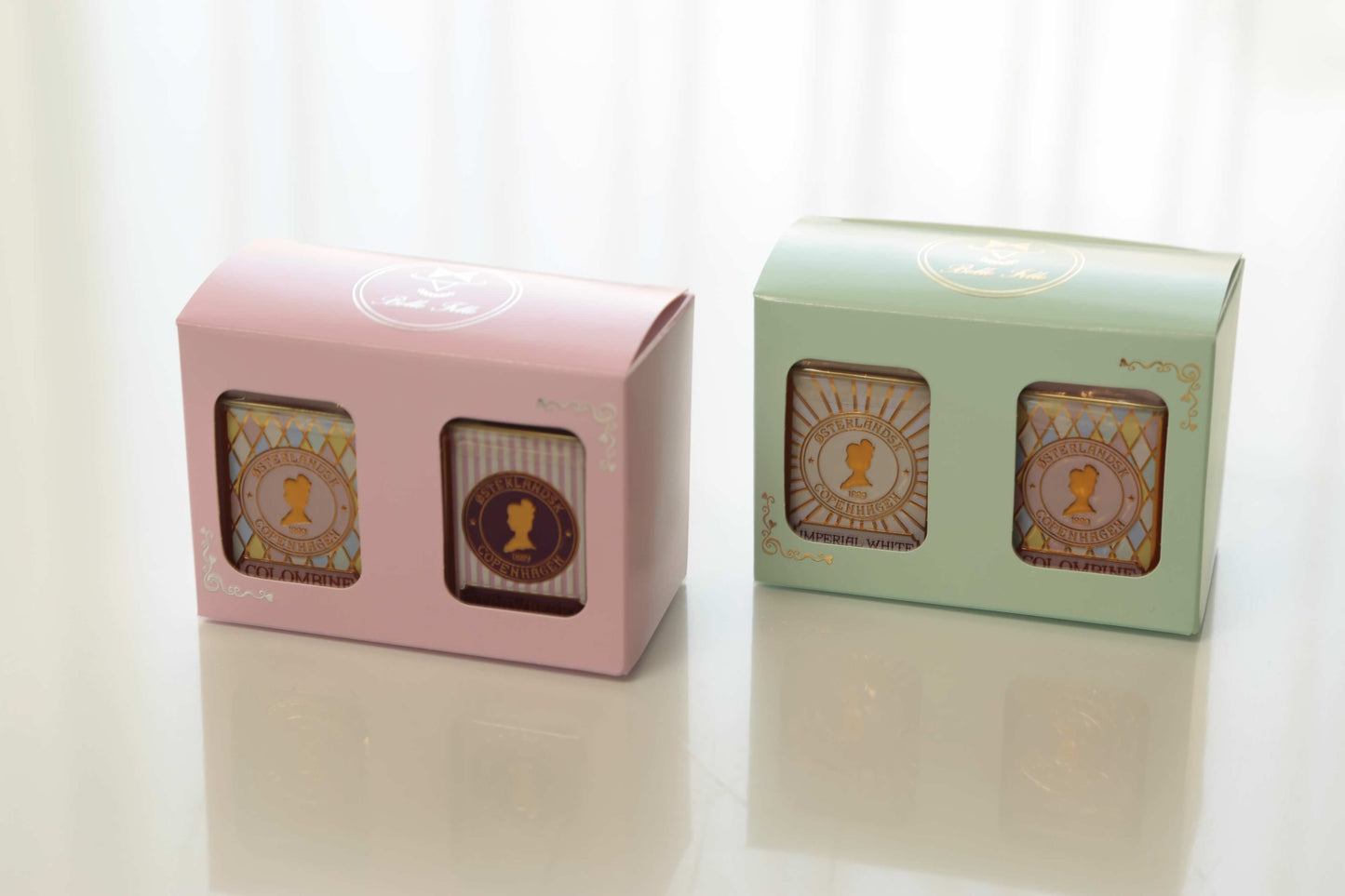 紅茶2缶セット化粧箱付き (グリーン) 【結婚式 ギフト 縁起物 紅茶】