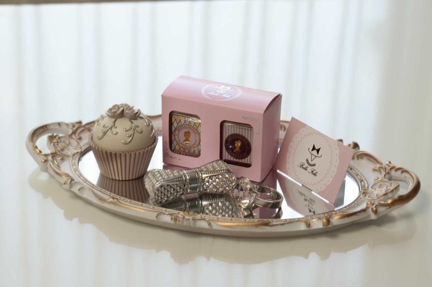 紅茶2缶セット化粧箱付き (ピンク) 【結婚式 ギフト 縁起物 紅茶】