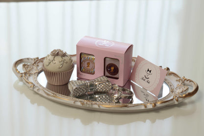 紅茶2缶セット化粧箱付き (ピンク) 【結婚式 ギフト 縁起物 紅茶】