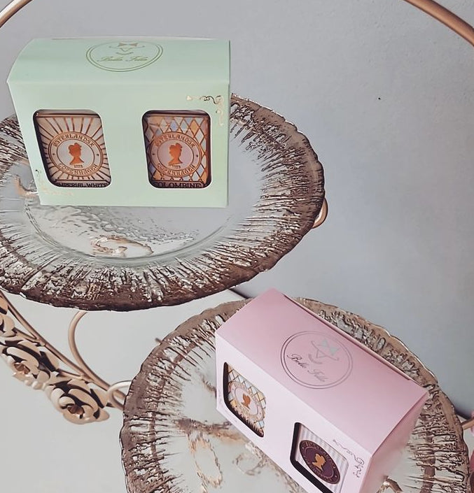 紅茶2缶セット化粧箱付き (ピンク) 【結婚式 ギフト 縁起物 紅茶】