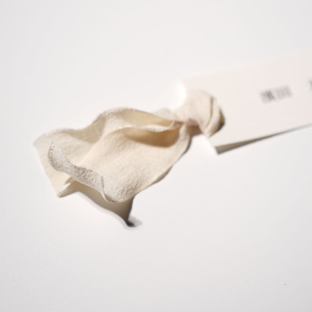 【結婚式 席札】6色タグリボン席札029【結婚式 ペーパー 席札】