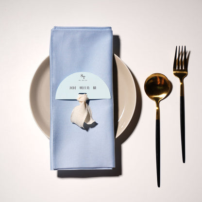 【結婚式 席札】5色アーチリボン席札027【結婚式 ペーパー 席札】