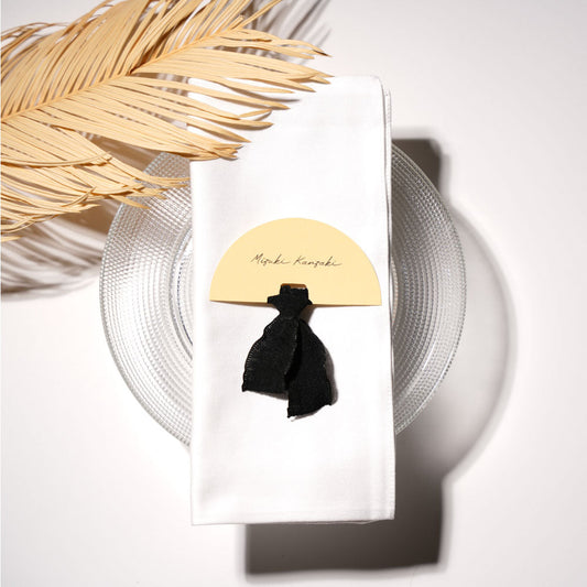 【結婚式 席札】5色アーチリボン席札026【結婚式 ペーパー 席札】