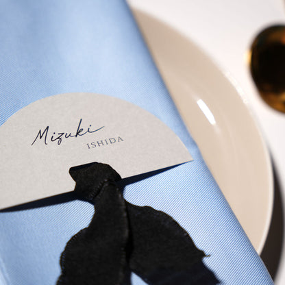 【結婚式 席札】5色アーチリボン席札026【結婚式 ペーパー 席札】