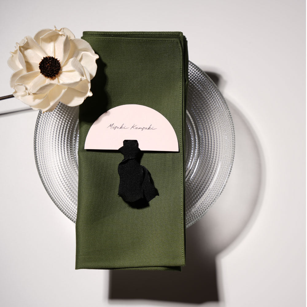 【結婚式 席札】5色アーチリボン席札026【結婚式 ペーパー 席札】