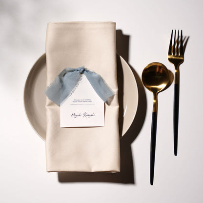 【結婚式 席札】5色アーチリボン席札023【結婚式 ペーパー 席札】