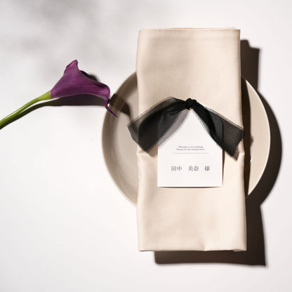 【結婚式 席札】5色アーチリボン席札023【結婚式 ペーパー 席札】