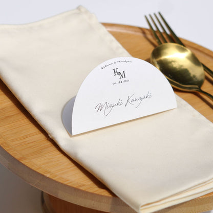 【結婚式 席札】アーチ席札021【結婚式 ペーパー 席札】